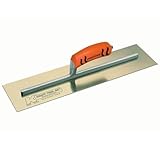 Kraft Tool CF549PF Golden Stainless Steel Cement Trowel with ProForm Handle, 20 x 5-Inch [並行輸入品]