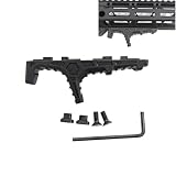 ProWildGear ナイロンポリマー製 M-LOK Keymod ハンドガード装置 両対応用 フォアグリップ (ブラック)