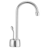 Westbrass D271-26 Velosah Hot Water Dispenser with Single Handle Hot Water Dispenser Faucet, Polishe