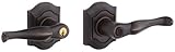 Baldwin 5237.112.LENT Bethpage Lever Keyed Entry Set, Venetian Bronze by Baldwin