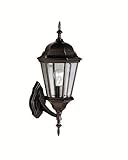Kichler Lighting 9653BK Madison Outdoor Sconce, Black by Kichler