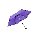 Vosarea ミニ5折りたたみ傘サンシェード防風傘アンチUVポータブルトラベル傘（パープル）