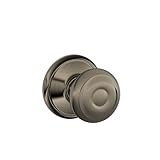 Schlage Georgian Passageノブ、アンティークピューター# f10vgeo620 by Schlageロック会社