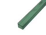 DIY素材 国産杉（新材）　棒状材 厚27×幅27×長さ510ｍｍ 屋外用塗装仕上げ GG（グレイッシュグリーン）色