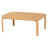 【在庫処分品】北欧風曲木脚 省エネスチッチ リビングこたつテーブル★tolba(トルバ) 送料無料 ナチュラル(natural) (ナチュラル)