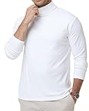 [Hyzhwl] ロングTシャツ メンズ 長袖 タートルネック ハイネックシャツ 厚手 防寒インナートップス 秋 冬 無地 暖かい