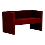 arne ソファー 2人掛け 肘付き 布張り ダイニング リビング DSプチコン kaku 2P V-1008 ダークレッド 赤