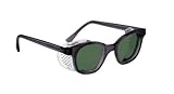 BoroView Shade #3 - Glass Working Spectacles in Plastic Safety Frame with Permanent Side Sheilds by 