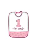 Amscan Pink 1st Birthday Bib, Girl by Amscan