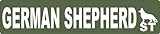 GERMAN SHEPHERD ストリートサインボード：ジャーマンシェパード 道路標識 看板 MADE IN U.S.A [並行輸入品]