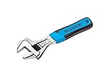 GEDORE 1966324 Adjustable Wrench, 8' Width, Open End, Chrome-Plated with 2C-Handle [並行輸入品]