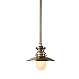 1 Light Brushed Bronze Lantern 5.7"h x 9.9"w x 9.9 Antique Brass [並行輸入品]
