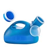 Crystal craft 尿瓶 しびん 介護 携帯 トイレ 大容量 3000ml ショートタイプ【ブルー】