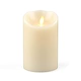 Flameless LED Candle, Flameless Real Wax Moving Wick LED Candle for Home, Party, Halloween, Wedding 