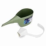 amzmonnsuta 1.2LガーデンPPプラスチック製ロング注ぎ口 花じょうろポット 散水ボトル