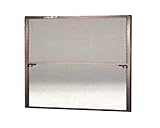 窓用ｻｯｼ網戸/ﾌﾘｰｻｲｽﾞ網戸 28-120C型 ﾌﾞﾛﾝｽﾞ ｻｲｽﾞ: H800~833mm×W910~930mm用