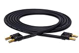 Hosa SKJ-610BN 3m モノラルフォンオス-デュアルバナナプラグ スピーカーケーブル