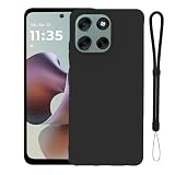 For motorola moto g66j/g66y 5G ケース カバー 軽量 柔軟 指紋防止 黄変防止 擦り傷防止 レンズ保護 着脱簡単 TPU motorola moto g66j/g66y 5G ケース(ブラック)