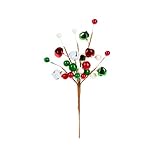 クリスマスベルPick :レッド/グリーン/ホワイト – 5.12 X 9 X 0.98 in