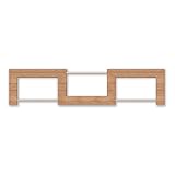 シェルフ 壁掛け 棚 幅57×奥行13.5×高さ13cm ナチュラル 日本製 ウォールシェルフ