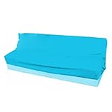 Arie(アーリエ) ソファーカバー クイーン ソファーベッド用 W175-195×D85-100×H30-45cm ブルー