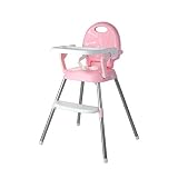 赤ちゃん多機能チェア、赤ちゃんダイニングチェア高さ調節可能 (色 : Pink)