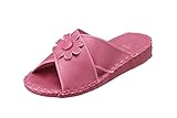 Pansy(パンジー) 9370 パンジールームシューズ レディース スリッパ 室内履き RoomPansy ルームパンジー L ローズ