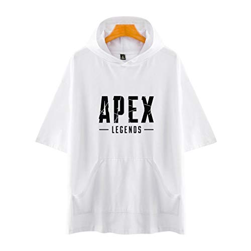 Apex Legends Tシャツ 半袖 メンズ レディース 七分袖 パーカー カットソートップス フード付き おしゃれ ユニセックス プルオーバー カジュアル トップス 2019新品 韓流