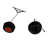 Fenteer キャップ　２個　チェーンソー用パーツ　STIHL対応　ガス　燃料　オイル　フィラー　