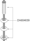 Danze da604639 Sideスプレーホルダー、 DA604639BN 1