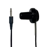 3Aカンパニー テレビ用 モノラルイヤホン 3m 1個 ストレート型 片耳用 ストレートプラグ ブラック EAR-MST03BK