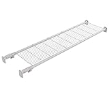 HEIAN SHINDO 突っ張り棚 強力タイプ メッシュ ホワイト 耐荷重40~20kg 幅108~147cm TAI-3 平安伸銅工業