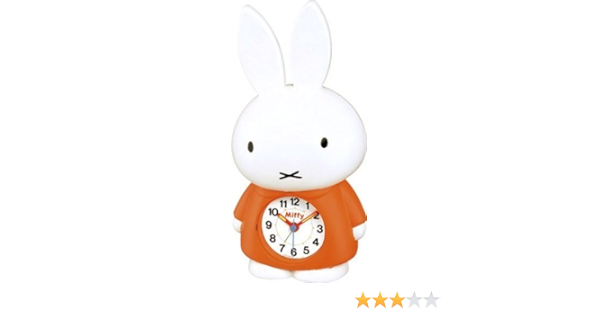 Amazon Co Jp シチズン Miffy ミッフィー 目覚し時計 ミッフィーr590 4re590 014 ホーム キッチン