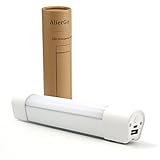 AlierGo ４W LEDランタン モバイルバッテリーの機能搭載4400mAh 応急ライト 懐中電灯 非常灯 作業灯 工事用照明 野外灯 USB充電式 磁石付