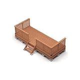 設置工事込み価格！ウッドデッキ／ウエスタンレッドシダー／2.5坪タイプ