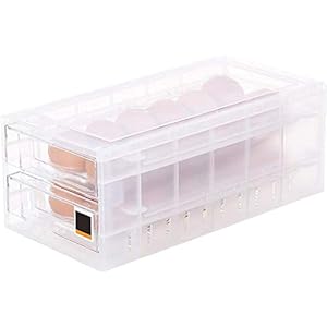 24個 卵ケース卵入れ 冷蔵庫用 卵ボックス エッグホルダー 卵収納 卵容器