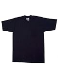 PRO CLUB Tシャツ プロクラブ ポケット 半袖Tシャツ POCKET TEE HEAVY ストリート (M, BLACK)