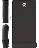 グロング ヨガマット 厚め 10mm トレーニングマット ストレッチマット 筋トレ マット 180cm×60cm ブラック