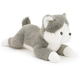 ぬいぐるみ いぬぬいぐるみ いぬ 犬 リアル 柔らかい 抱きまきら 動物 抱き枕 グレー 可愛いぬいぐるみ ふわふわぬいぐるみ 用ぬいぐるみ かわいい 癒し 椅子 プレゼント 45cm アニマルズ 丸っこい