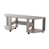 キャスター付ローボード 幅120cm テレビ台 tv台 avラック ラック 収納棚 机 リビング インテリア 木製 シンプル ナチュラル