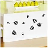 となりのトトロ 真っ黒くろすけ まっくろくろすけ マックロクロスケ ススワタリ すすわたり ステッカー シール デカール スモール ミニサイズ 3cm シール ステッカー おもちゃ