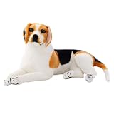 ビーグル 犬 ぬいぐるみ リアル 30cm 臥姿 ビーグル犬 抱き枕 犬のおもちゃ 家 車 インテリア 置物 インテリア 耐久性 面白い ふわふわぬいぐるみ 大人 子供 キッズ 孫 誕生日 プレゼント