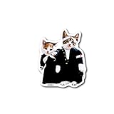 なめ猫 ミニステッカー ツーショット キャラクターステッカー 懐かし なめ猫グッズ 昭和 レトロ 猫 LCS1426 gs 公式 ステッカー