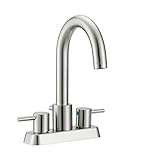 デザインハウス548263 Eastport Centersetバスルーム蛇口、サテンニッケル