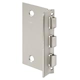 Prime-Line Products U 10319 Flip Door Lock, 1-3/8 in. x 2-3/4 in., Steel, Satin Nickel, Privacy Flip
