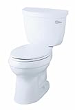 KOHLER K-3589-RA-0 Cimarron Comfort Height Elongated Toilet with Class Five Technology and Right-Han