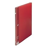 プラス クリアファイル スーパーエコノミー A4-S 10ポケット レッド 88-412
