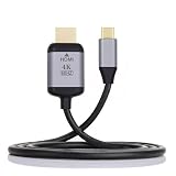 Cablecc USB-C USB 3.1 Type C ソースからHDMI HDTVディスプレイオス 4K モニターケーブル ノートパソコン用 1.8m