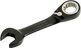 Stanley Proto Industrial JSCV14S Extra Short Black Reversible Ratchet Wrench 7/16-Inch [並行輸入品]