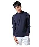 [ビジョンクエスト] スポーツウェア 長袖 メンズ ハイネック保温ロンT VQ441202H52 ＮＶ／ＲＤ Ｓ